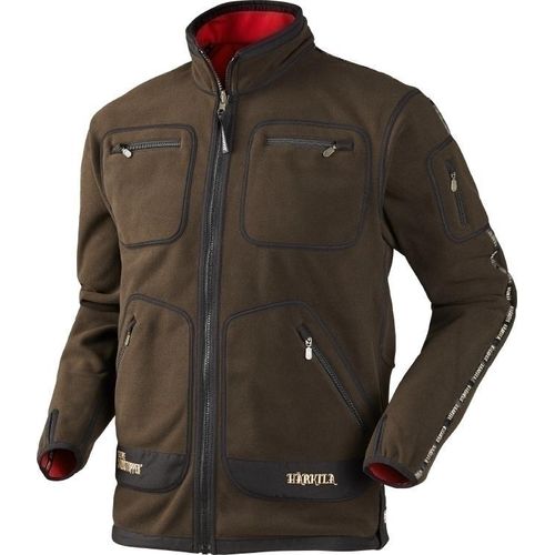 Härkila Herren Kamko Jagdfleecejacke brown/red XXL
