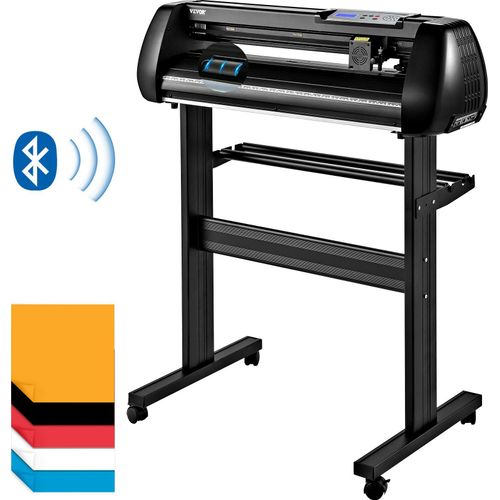 Schneideplotter 780 mm Schnittbreite Plottermaschine, 10 - 800 mm / s Folienschneider, 3 Klingen Folienplotter Cutting Plotter Foliendrucker mit Signmaster Software für Schilder & Dekorationen