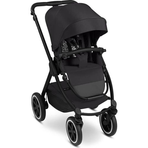 ABC Design Samba 2 Set Kinderwagen inkl. Tragewanne, Farbe Kinderwagen:Coal