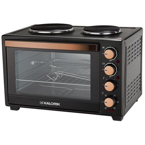 Minibackofen 30l Kochplatten Umluft Drehspieß Timer 3300W