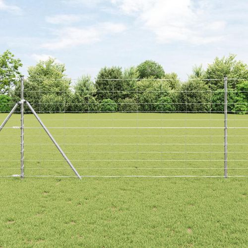 Eleganten-Stil Weidezaun 1,2x25 m verzinkter Stahl Design Metallzäune Cloris236346