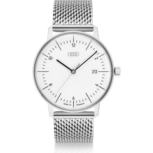 Original Audi Uhr silber/weiß, Armbanduhr