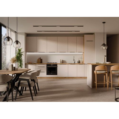 Küchenmöbel-Set Solea Cashmere 380cm mit Arbeitsplatte
