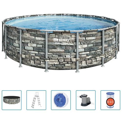 Power Steel Swimming Pool 549x132 cm