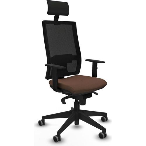 Bürostuhl mit Kopfstütze Piqueras y Crespo 1D066G1 Dunkelbraun