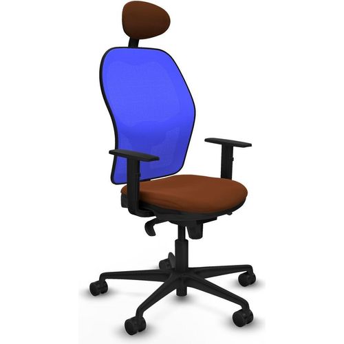 Bürostuhl mit Kopfstütze Jorquera Piqueras y Crespo 1D036N1 Blau Braun
