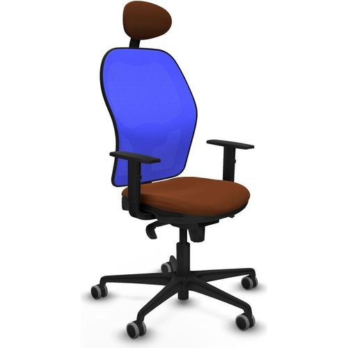 Bürostuhl mit Kopfstütze Jorquera Piqueras y Crespo 1D036G1 Blau Braun