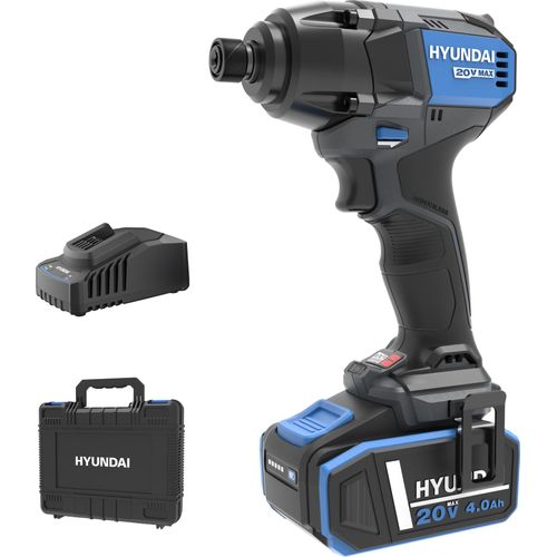 HYUNDAI Akku-Schlagschrauber ID20X-230 (20V, bürstenloser Motor, 230 Nm, 1 x 4.0 Ah Akku, Ladegerät)