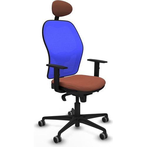 Bürostuhl mit Kopfstütze Jorquera Piqueras y Crespo 1D036G1 Blau Braun