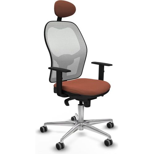 Bürostuhl mit Kopfstütze Jorquera Piqueras y Crespo 1D086G1 Weiß Braun