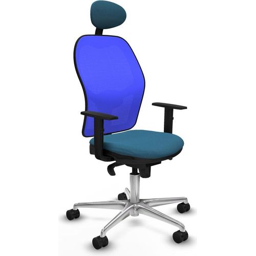 Bürostuhl mit Kopfstütze Jorquera Piqueras y Crespo 1D086N1 Blau Petroleum grün