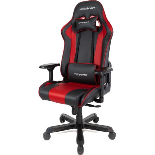 Gaming-Stuhl ></noscript>DX-RACER< in schwarz / rot - 70x133x70cm (BxHxT)