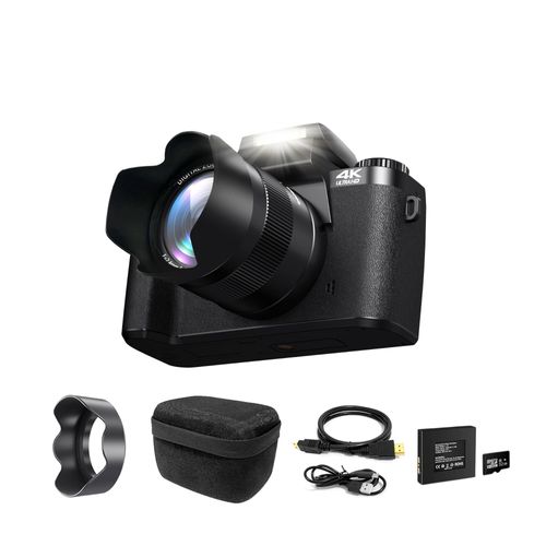 Digitalkamera 4K, 64MP Fotokamera mit 4.0