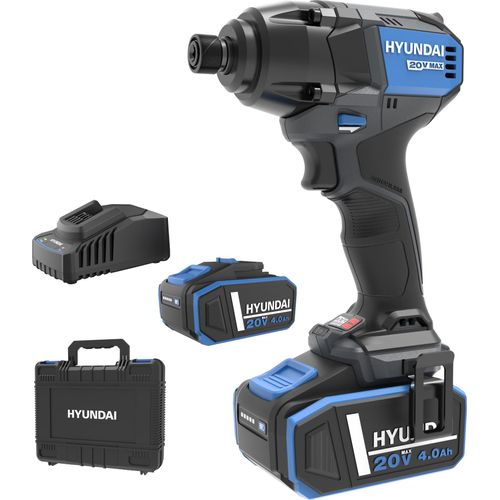 HYUNDAI Akku-Schlagschrauber ID20X-230 (20V, bürstenloser Motor, 230 Nm, 2 x 4.0 Ah Akku, Ladegerät)