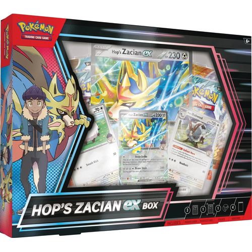 TCG Hops Zacian Ex Box 100-10158 6+ Yearbeschädigt
