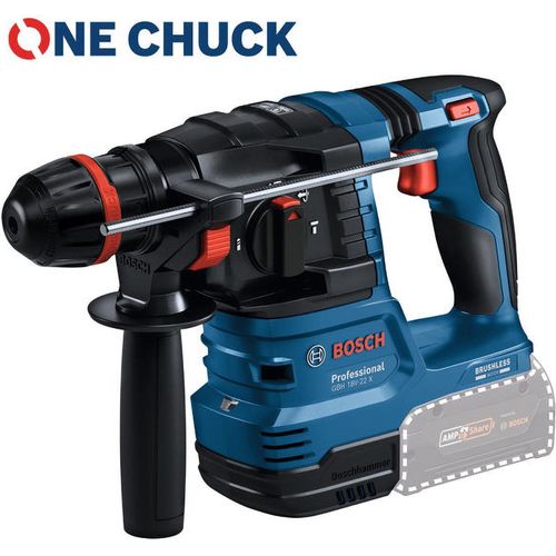 Bosch Akku-Bohrhammer mit ONECHUCK GBH 18V-22 X Solo - 0611924100