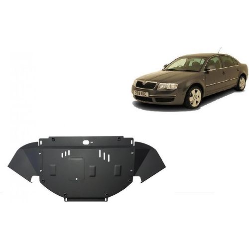 Stahl Unterfahrschutz für Motor Skoda Superb - 2.5 Tdi, V6