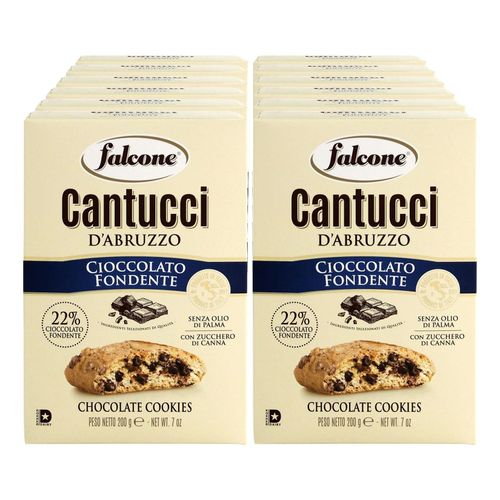 Falcone Cantuccini Cioccolato 200 g, 12er Pack