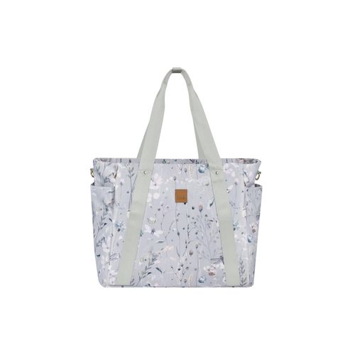 Kikkaboo Wickeltasche Florence Wickelunterlage, Reißverschluss, Flaschentaschen grau