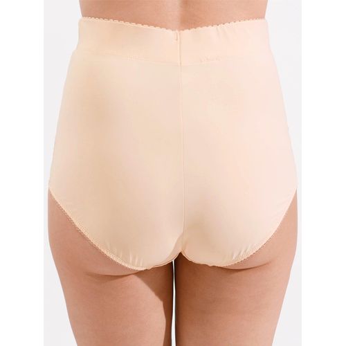 Miederhose WÄSCHEPUR, Damen, Gr. 42, schwarz (schwarz, puder), 86% Polyamid, 14% Elasthan, Unterhosen
