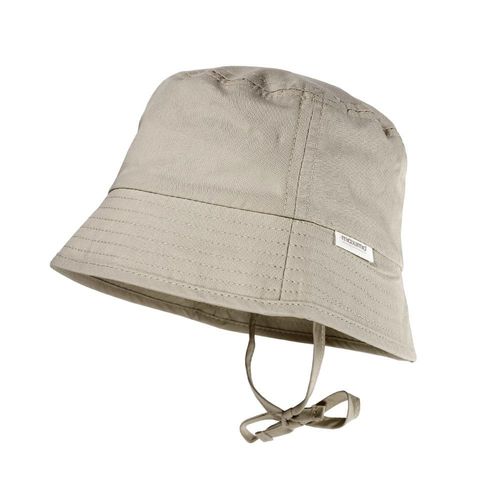 Sonnenhut MAXIMO, Baby, Gr. 49, beige, Baumwolle, unifarben, klassisch, Hüte, für Jungen mit Nackenschutz und Bindeband
