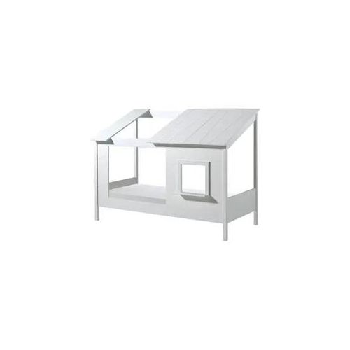 Hausbett Baumhaus 90x200 cm Weiß