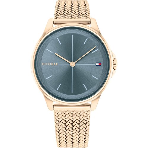 Tommy Hilfiger Delphine Damen Analog Uhr - Blau | 1782356