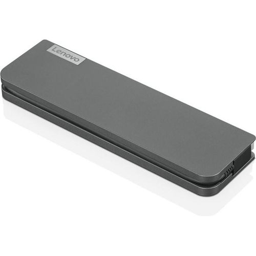 Lenovo USB-C Mini Dock, Kabelgebunden, USB 3.2 Gen 1 (3.1 Gen 1) Type-C, 3,5 mm, 10,100,1000 Mbit/s, Grau, CB, BSMI, SII, CU, Ukraine, Kvalitet, LOA, NOM, cULus, FCC, ICES, CE, RCM, VCCI, KCC, EAC