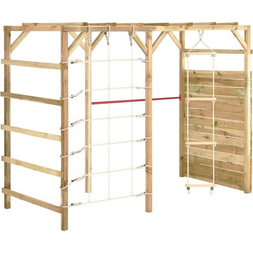 Klettergerüst 240x100x170 cm Imprägniertes Kiefernholz