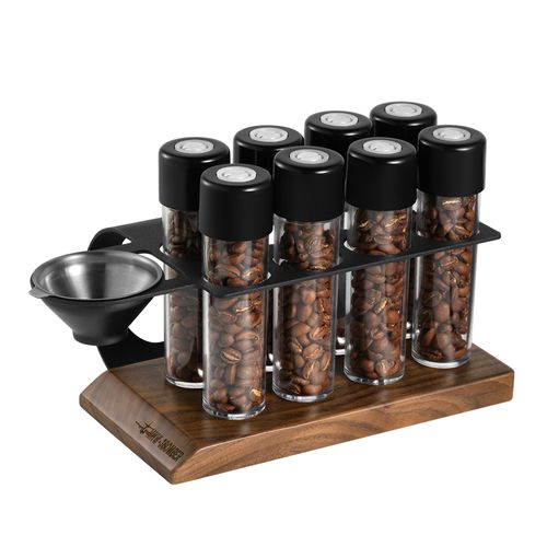 kaffeebohnen-Aufbewahrung,Kaffeebohnen-Behälter,Kaffee-Kanister,luftdichter Kaffee-Kanister,Kaffee-Behälter,Kaffee-Aufbewahrungsröhrchen,durchsichtiges Kaffee-Gefäß