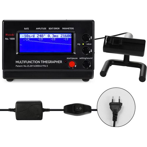 PC-Gehaeuse, multifunktional, professioneller Zeitwaage, mechanischer Uhrentester fuer Reparaturbetriebe und Bastler, Uhrenwerkzeuge