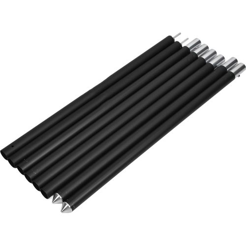 2,8 m 33 mm Zeltstast Aluminiumlegierungs -Markisen -Rute fr Sonnenschutz -Wanderrucksackcamping