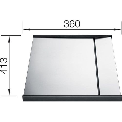 Anlegbarer Tropf Blanco aus Edelstahl 223067