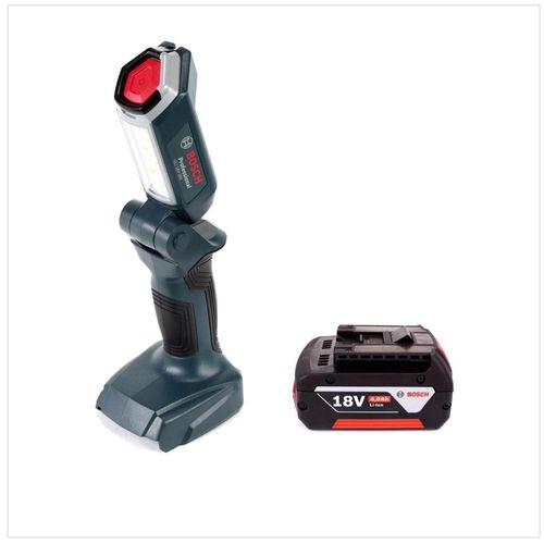 Bosch Professional GLI 18V-300 Akku Lampe + 1x GBA 18 V 4,0 Ah Akku - ohne Ladegerät