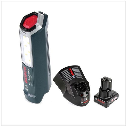 Bosch Professional GLI 12V-300 Akku Lampe + 1x GBA 12V 4,0 Ah Akku + GAL 1230 Ladegerät
