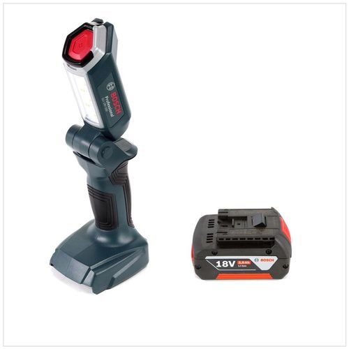 Bosch GLI 18V-300 Akku LED Lampe 18V 300lm + 1x 5,0Ah Akku - ohne Ladegerät