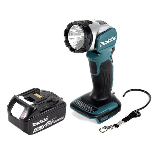 Makita DML 802 M1 Akku Lampe 18 V Li-Ion für 14,4 und 18 V Akku + 1 x 4,0 Ah Akku - ohne Ladegerät