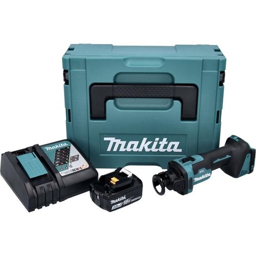 Makita DCO 181 RF1J Akku Rotationsschneider 18 V 32000 U/min Brushless + 1x Akku 3.0 Ah + Ladegerät + Makpac