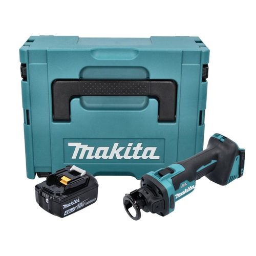 Makita DCO 181 M1J Akku Rotationsschneider 18 V 32000 U/min Brushless + 1x Akku 4,0 Ah + Makpac - ohne Ladegerät