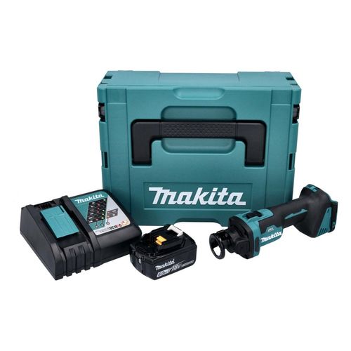 Makita DCO 181 RG1J Akku Rotationsschneider 18 V 32000 U/min Brushless + 1x Akku 6,0 Ah + Ladegerät + Makpac