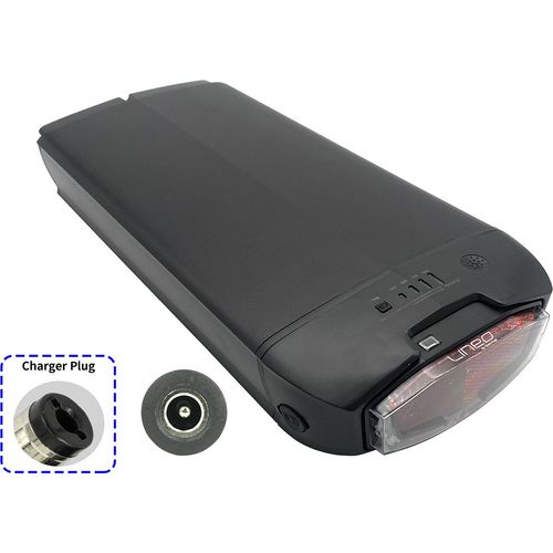 Gepäckträger Elektrofahrrad Akku 36V -13Ah / 468Wh für Pannier Rack Battery Suitable for Cyclotricity 250W and 500W motor systems