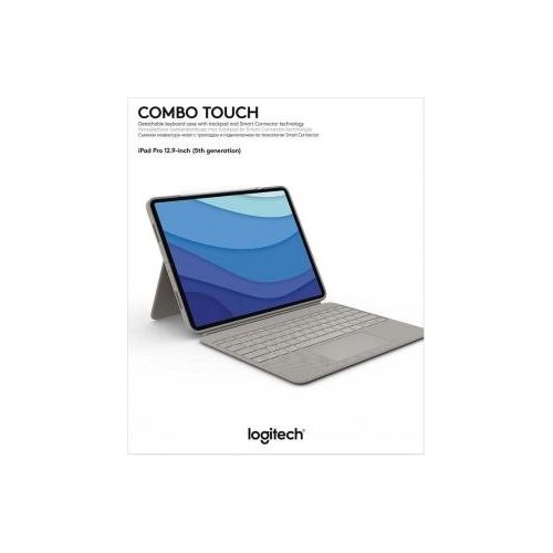 Logitech 920-010219 Tastatur für Mobilgeräte QWERTY Spanisch Smart Connector Sand