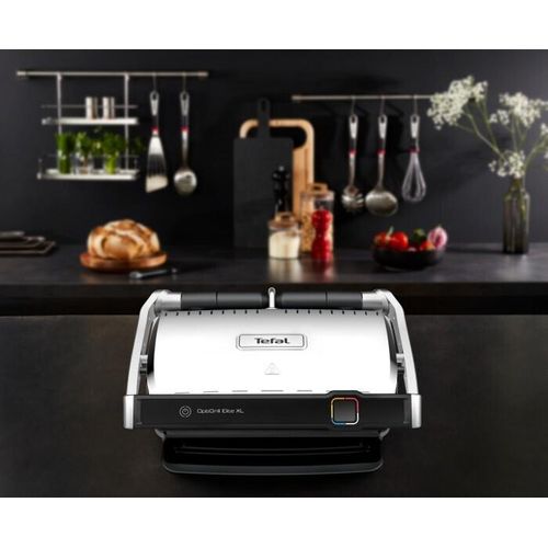 Tefal Optigrill Elektrogrill GC760D12 2200W Grau