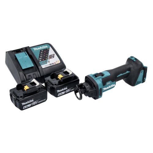 Makita DCO 181 RG Akku Rotationsschneider 18 V 32000 U/min Brushless + 2x Akku 6,0 Ah + Ladegerät
