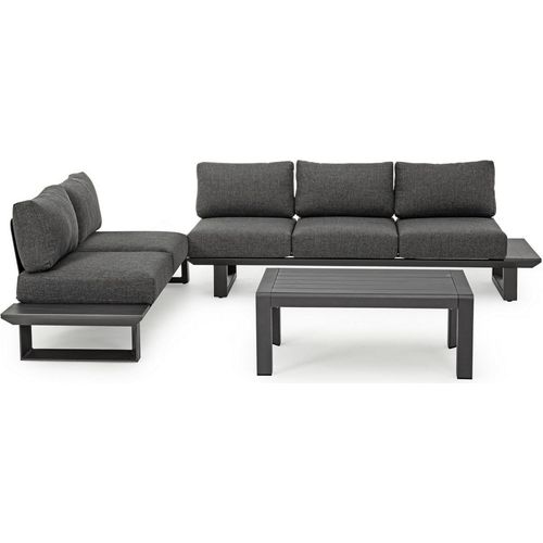 Sitzgruppe Konnor Aluminium Anthrazit