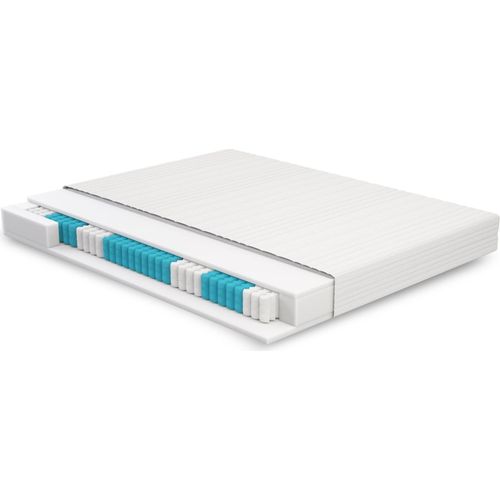Taschenfederkernmatratze 200x220 - ROY - H3 bis 100kg - Allergiker - Schwitzen - 7-Zonen - Mittelfest - Matratze 200x220