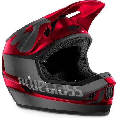 Fullface Helm Legit, schwarz/rot