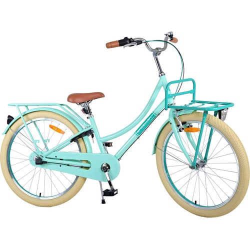 TPFSports Excellent Kinderfahrrad - Mädchen - 24 Zoll - 3 Gänge - Rücktritt + Handbremse - Grün