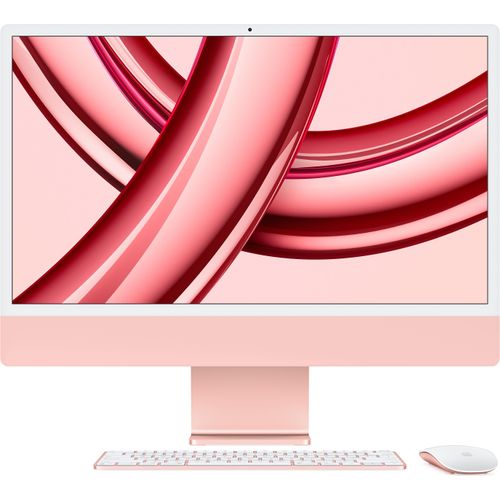 Apple iMac 24' Retina 4,5K Display, M3 Chip mit 8-Core CPU & 10-Core GPU - 256GB SSD DE in Rosé