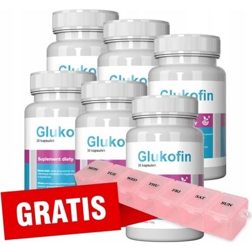 6X Glukofin - Kapseln Mit Chrom, Weißer Maulbeere Und Zink